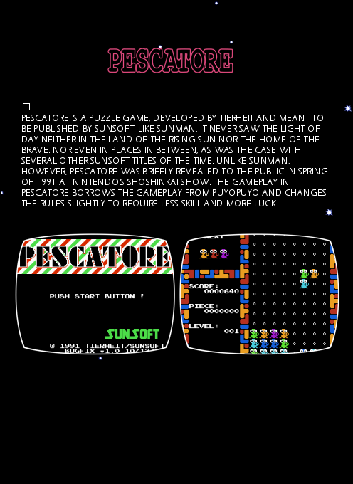 Pescatore — Box back